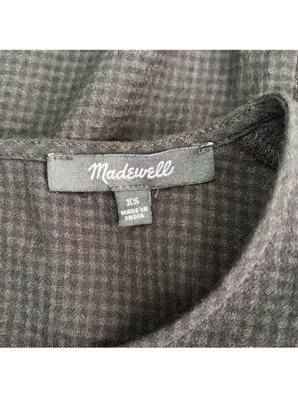 MADEWELL Ruffle-Front Top - XS - Picture 8 of 9